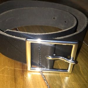 Leather belt